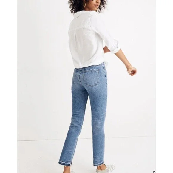 Madewell Button Up Tie Front White Shirt Size XS Classic Casual Coastal Preppy - Picture 2 of 10